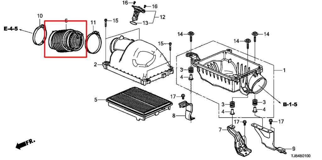 19-25 Acura RDX SH-AWD 2.0L AWD Air Intake Cleaner Flow Hose Tube 17229-5YF-A00 - Alshned Auto Parts