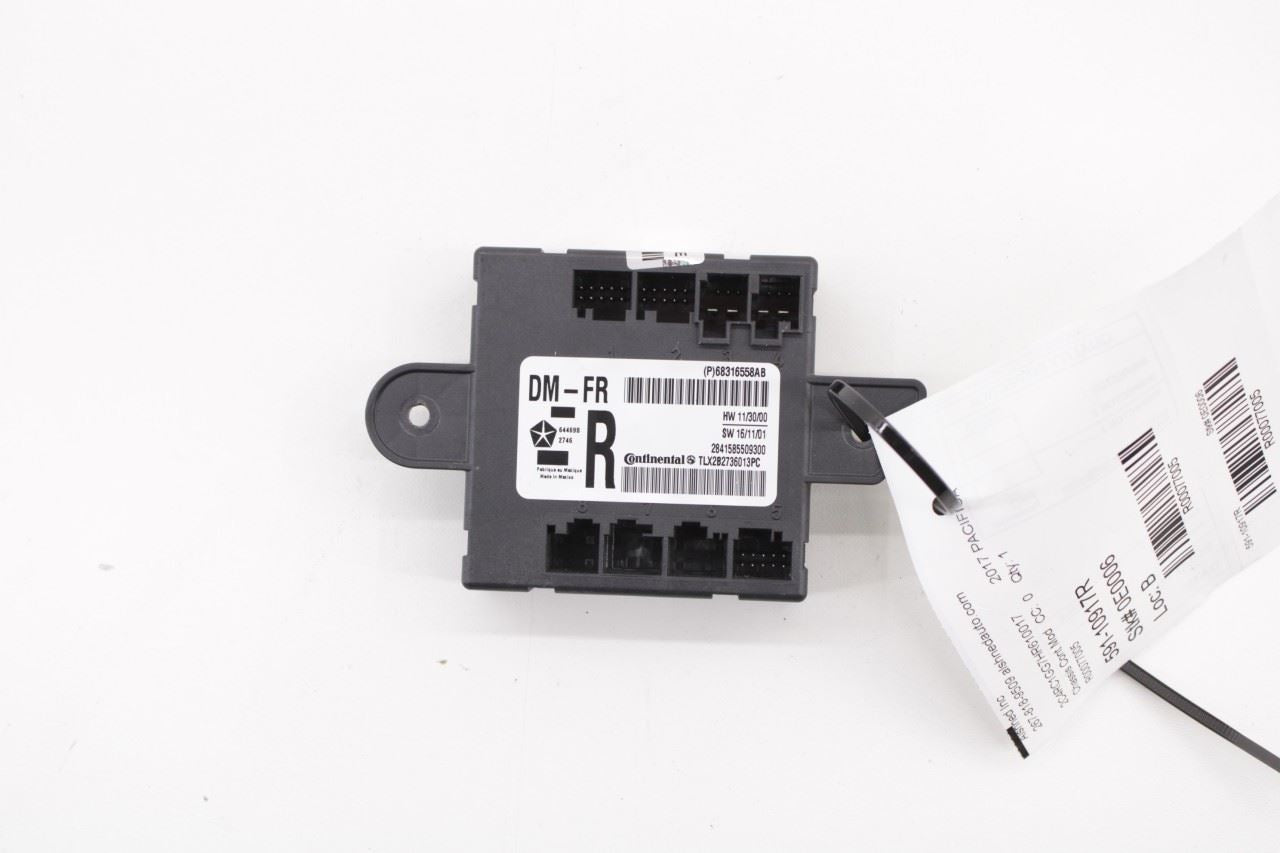 2017-2019 Chrysler Pacifica Limited Front Right Door Control Module 68316558AB - Alshned Auto Parts