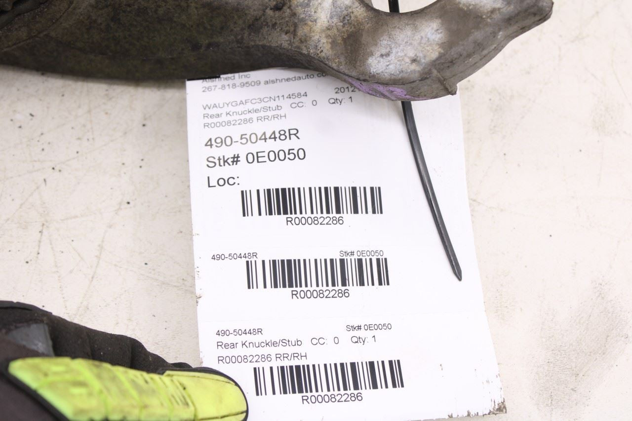 2012-18 Audi A7 Premium 3.0L AWD Rear Suspension Right Side Spindle Knuckle Hub13
