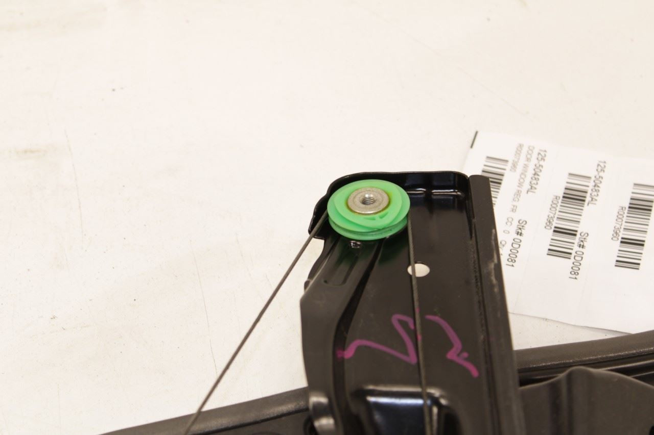 11-18 Porsche Cayenne Platinum Front Left Door Window Regulator w/ Carrier Plate - Alshned Auto Parts