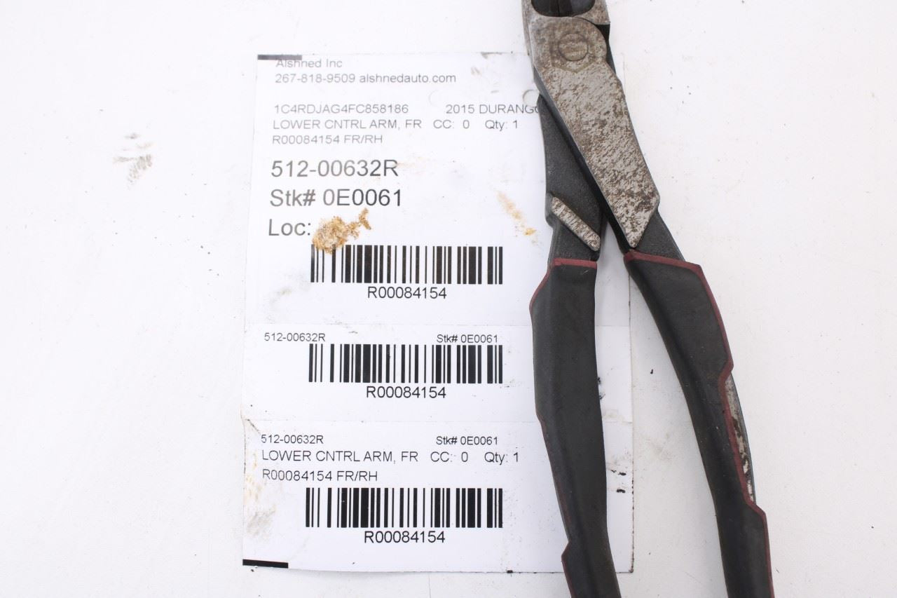 2011-2015 Dodge Durango SXT AWD Front Right Side Lower and Upper Control Arm Set12