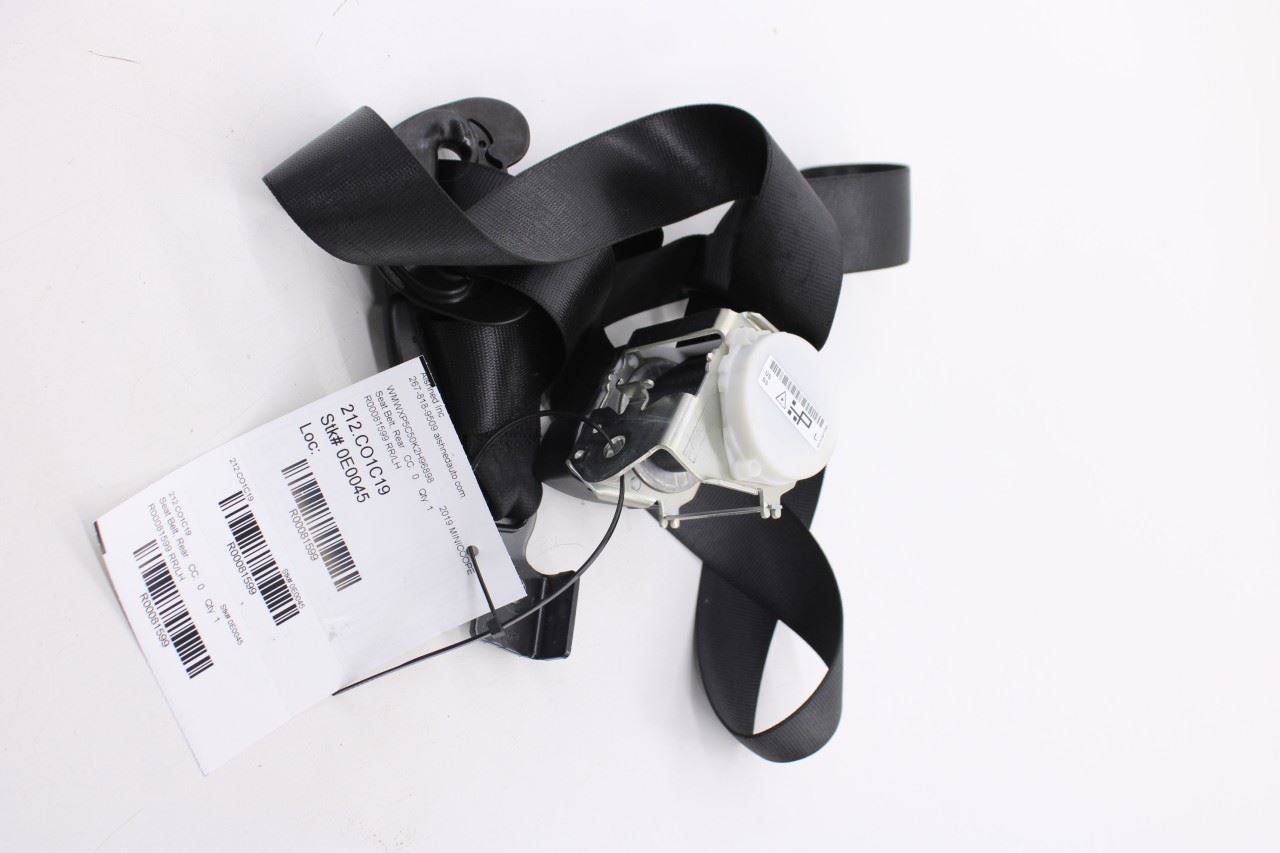 14-24 Mini Hardtop Cooper 1.5L Rear Driver Left Side 2nd Row Seat Belt Retractor - Alshned Auto Parts
