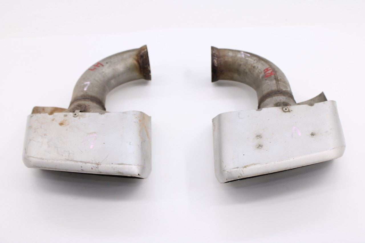 2011-2018 Porsche Cayenne S Rear Exhaust System Muffler Tip Set 7P5253681 OEM0