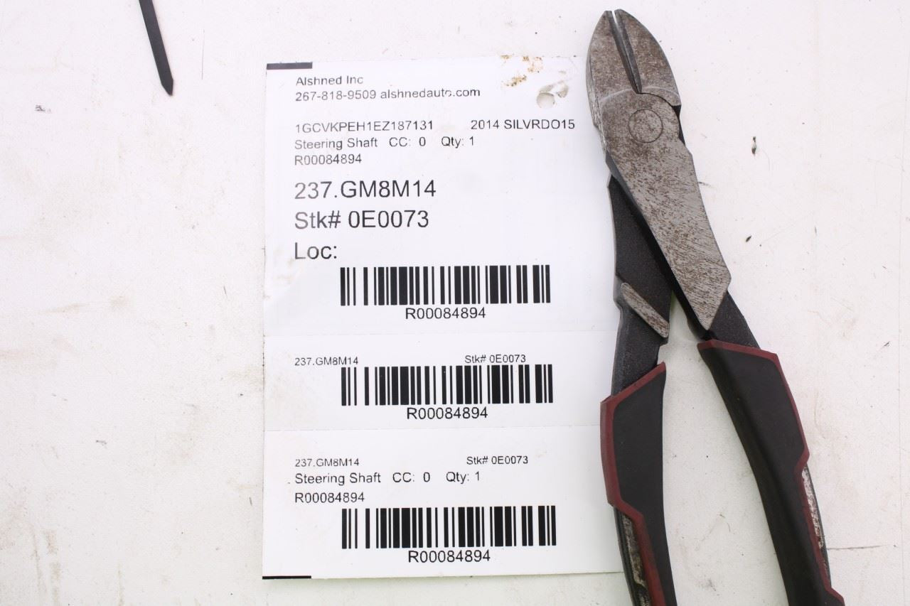 07-19 Chevrolet Silverado 1500 Work Truck 2WT Steering Column Intermediate Shaft - Alshned Auto Parts