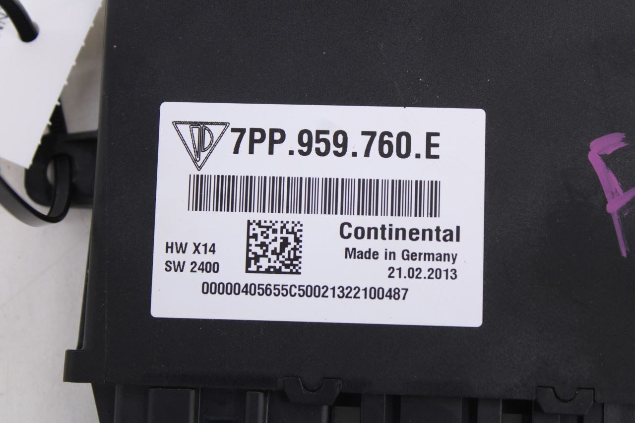 2013-2014 Porsche Cayenne S Front Right Passenger Side Power Seat Control Module9