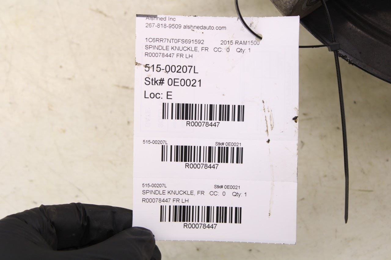 2011-2018 RAM 1500 Laramie Front Left Driver Side Spindle Knuckle Hub 68044703AC - Alshned Auto Parts