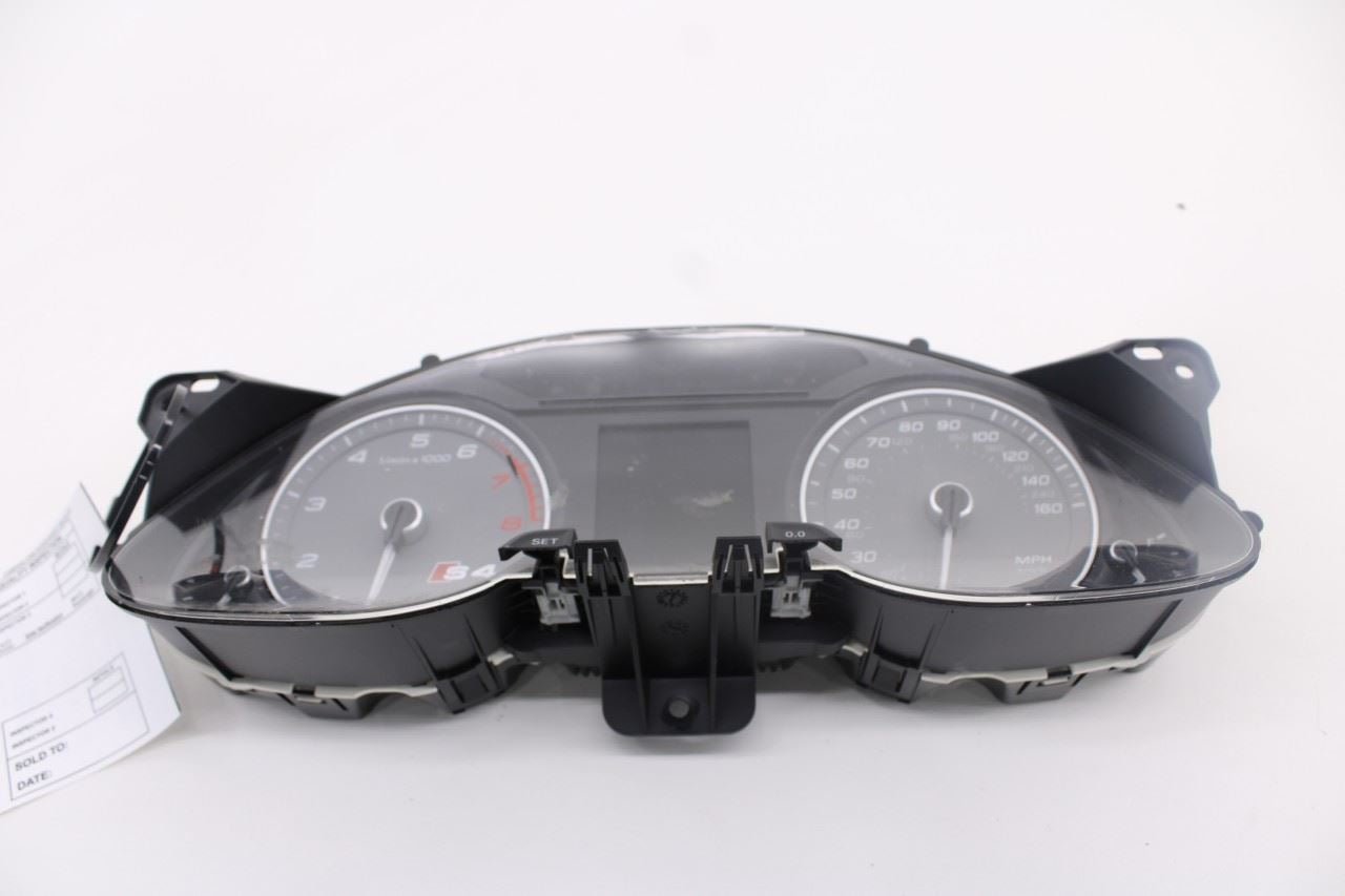 12-13 Audi S4 Premium Plus AWD Speedometer Gauge Instrument Cluster 112K Mileage - Alshned Auto Parts