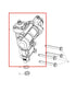 2007-18 Jeep Wrangler Sport 2dr 3.6L 4WD Power Steering Gear Box 68052897AD OEM - Alshned Auto Parts