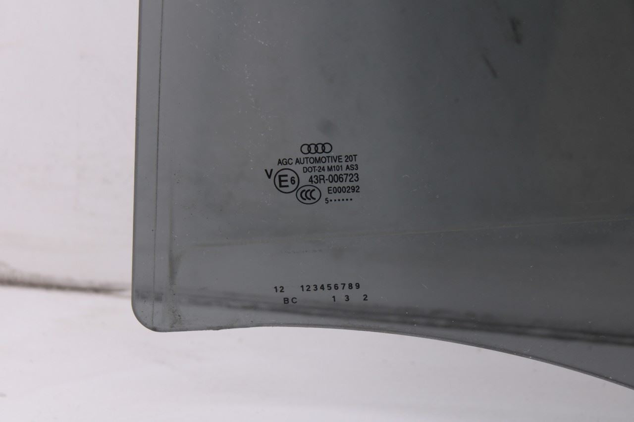 2009-2017 Audi Q5 Premium Rear Left Door Window Movable Glass 8R0845205G OEM - Alshned Auto Parts