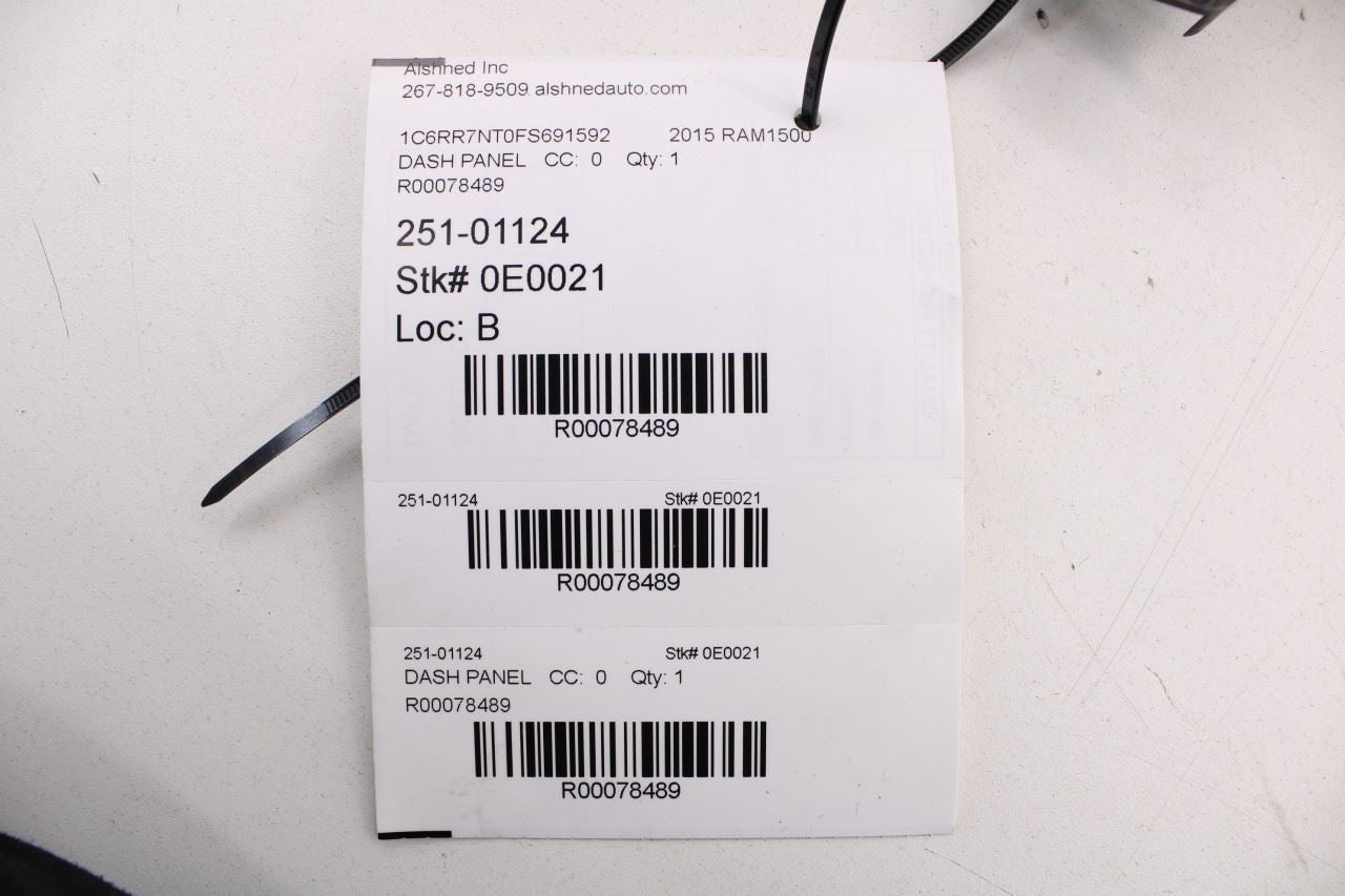 2014-18 RAM 1500 Laramie Instrument Panel Traction Tow Haul Heat Seats Switches - Alshned Auto Parts