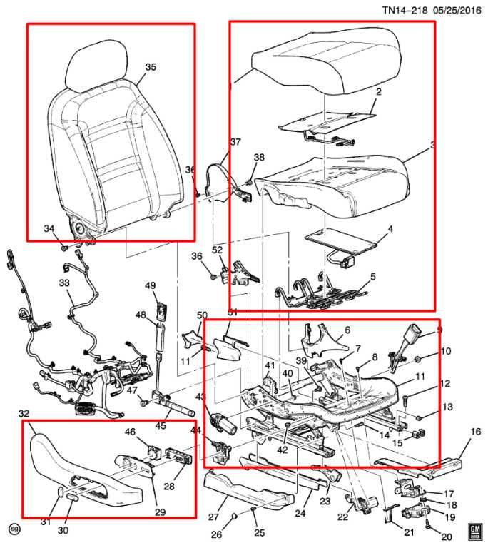 2017-2019 GMC Acadia SLT-1 3.6L AWD Front Passenger Right Side Seat Complete - Alshned Auto Parts