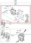 2019-2021 Hyundai Veloster Front Right and Left Driver Side Disc Brake Caliper1