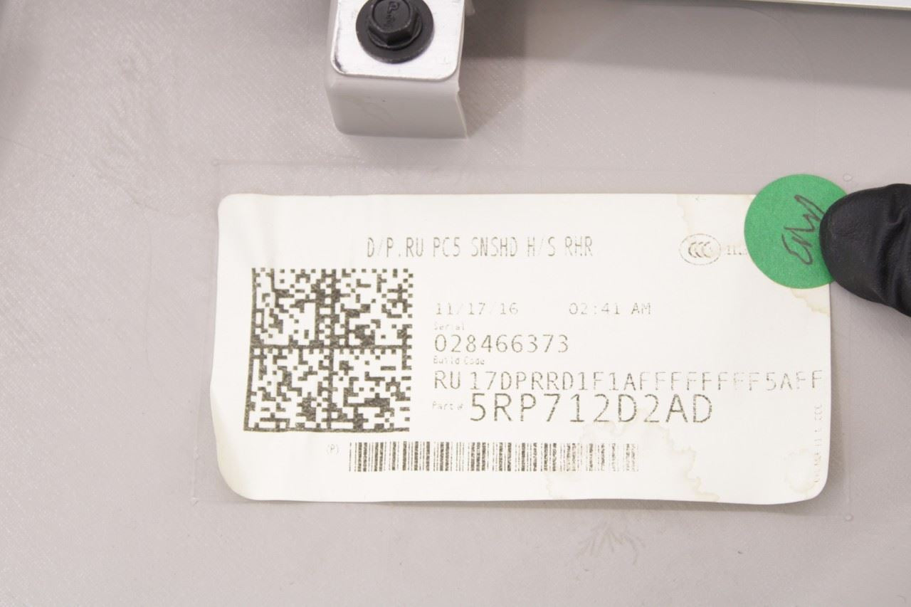 17-24 Chrysler Pacifica Limited Rear Right Sliding Door Trim Panel with Sunshade - Alshned Auto Parts