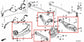 2023-26 Acura Integra A-Spec FWD Rear Suspension Left Side Control Arm Set of 4 - Alshned Auto Parts