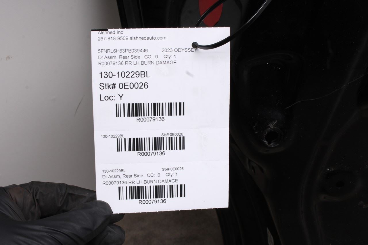 2023-2025 Honda Odyssey Touring Rear Left Side Sliding Door Shell Panel *ReaD* - Alshned Auto Parts