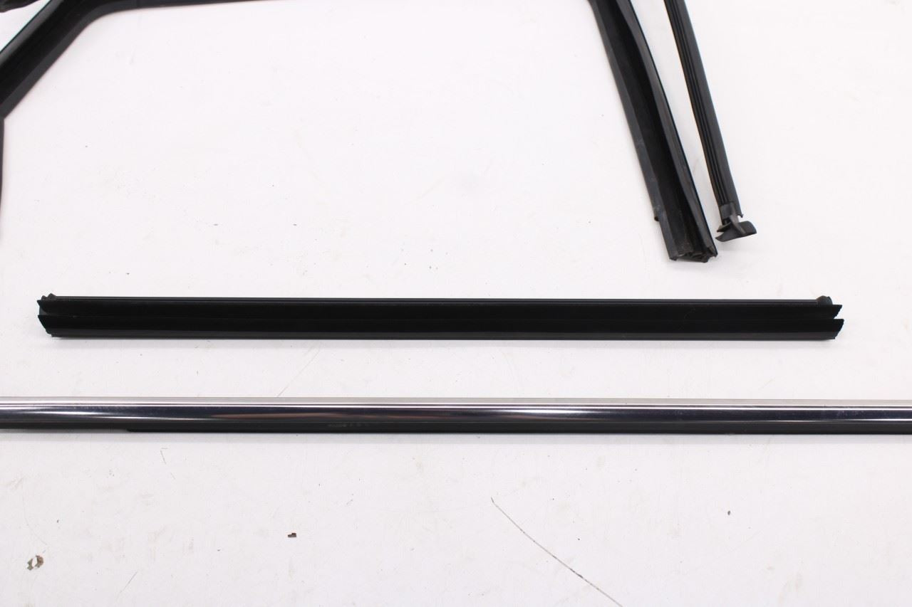 2019-26 Volkswagen Jetta SE Rear Right Door Run Channel w/ Belt Weatherstrip Set - Alshned Auto Parts