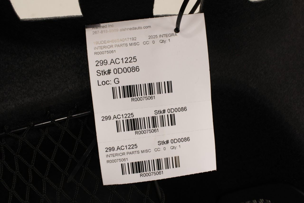 23-26 Acura Integra A-Spec Rear Left Driver Side Trunk Quarter Cover Trim Panel - Alshned Auto Parts