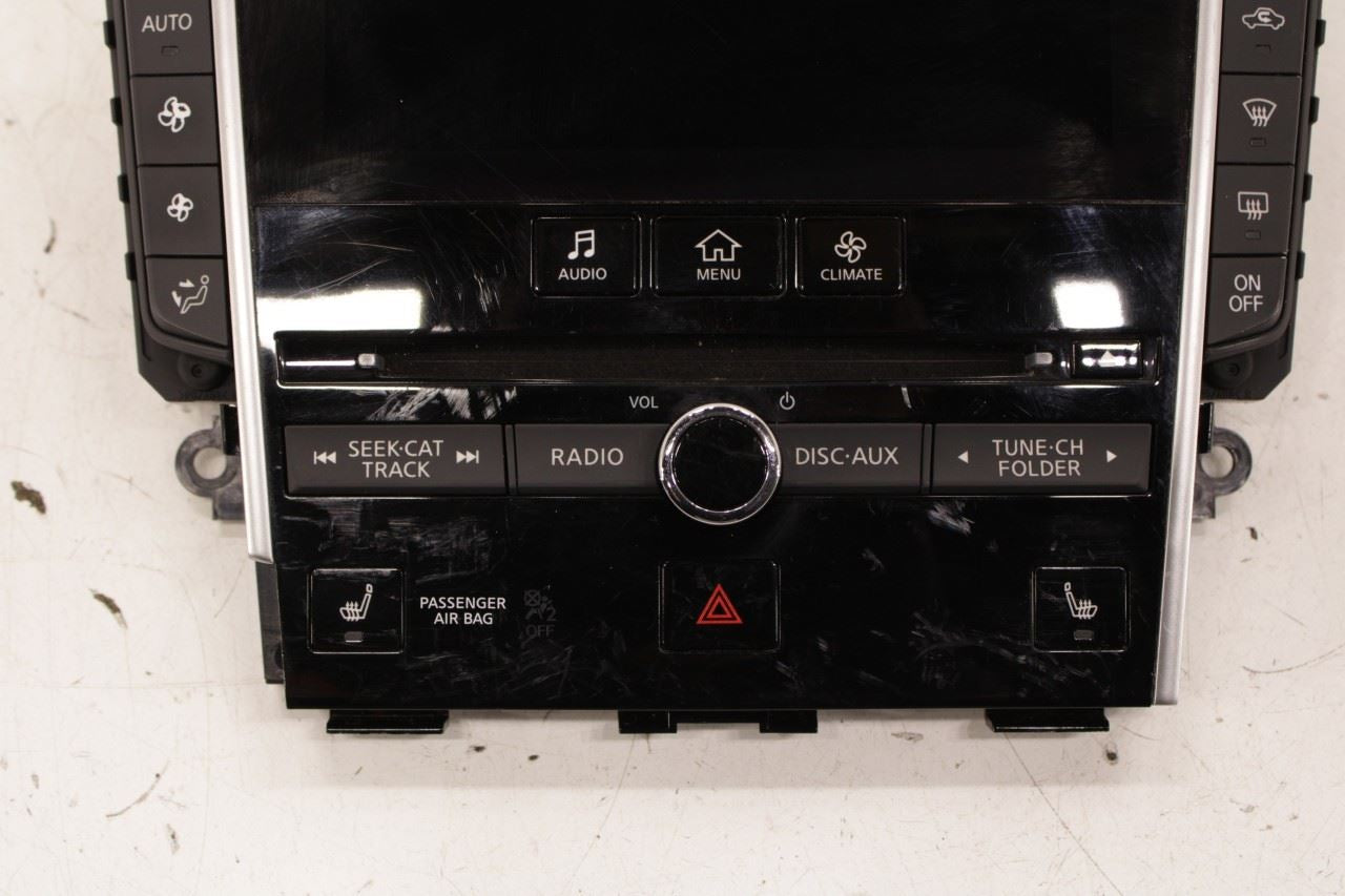 2015-2019 Infiniti Q50 Premium Radio Faceplate Climate Control Panel w/ Display - Alshned Auto Parts