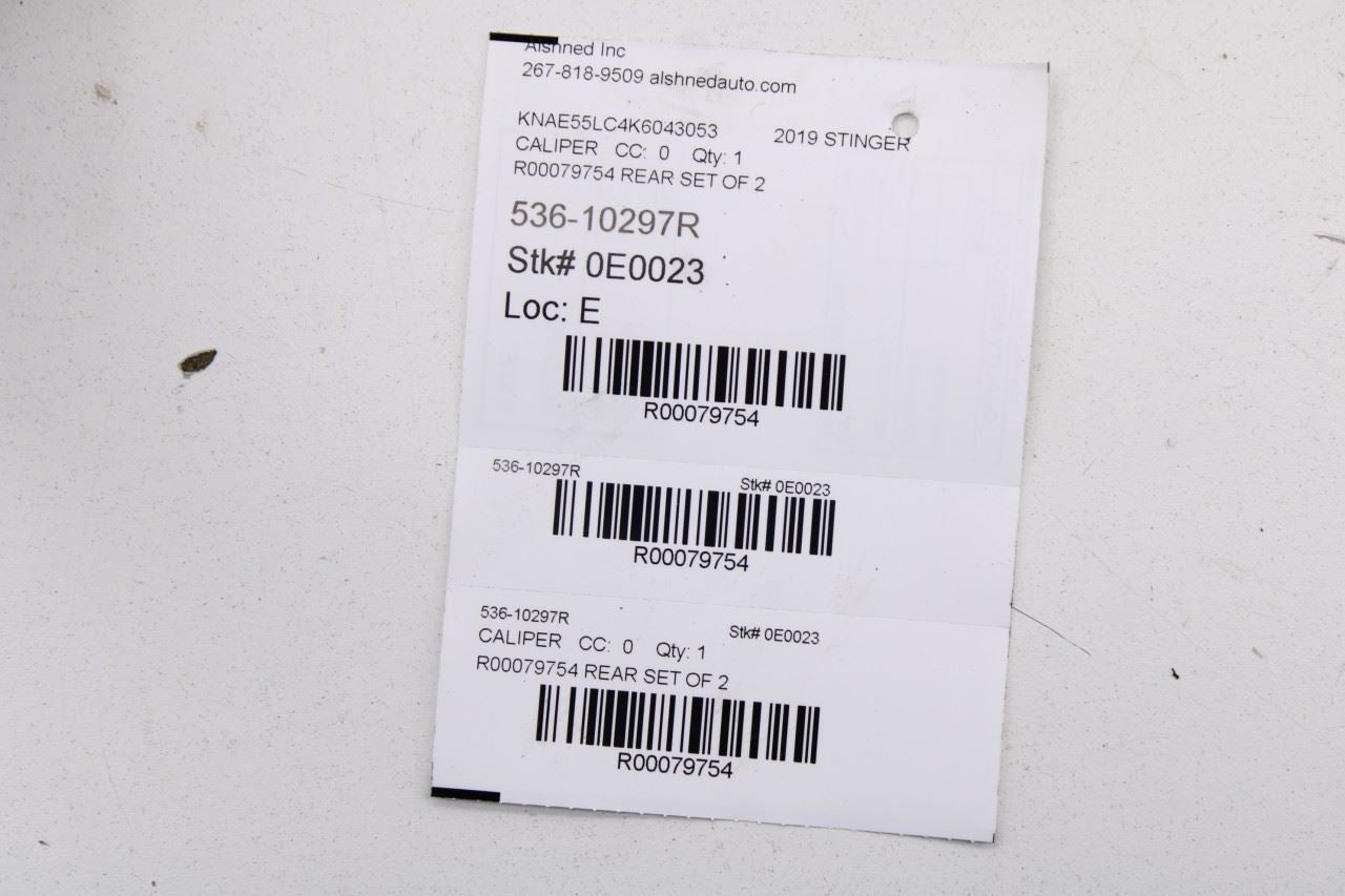 2018-2023 KIA Stinger GT2 AWD Rear Right and Left Side Brembo Brake Disc Caliper - Alshned Auto Parts