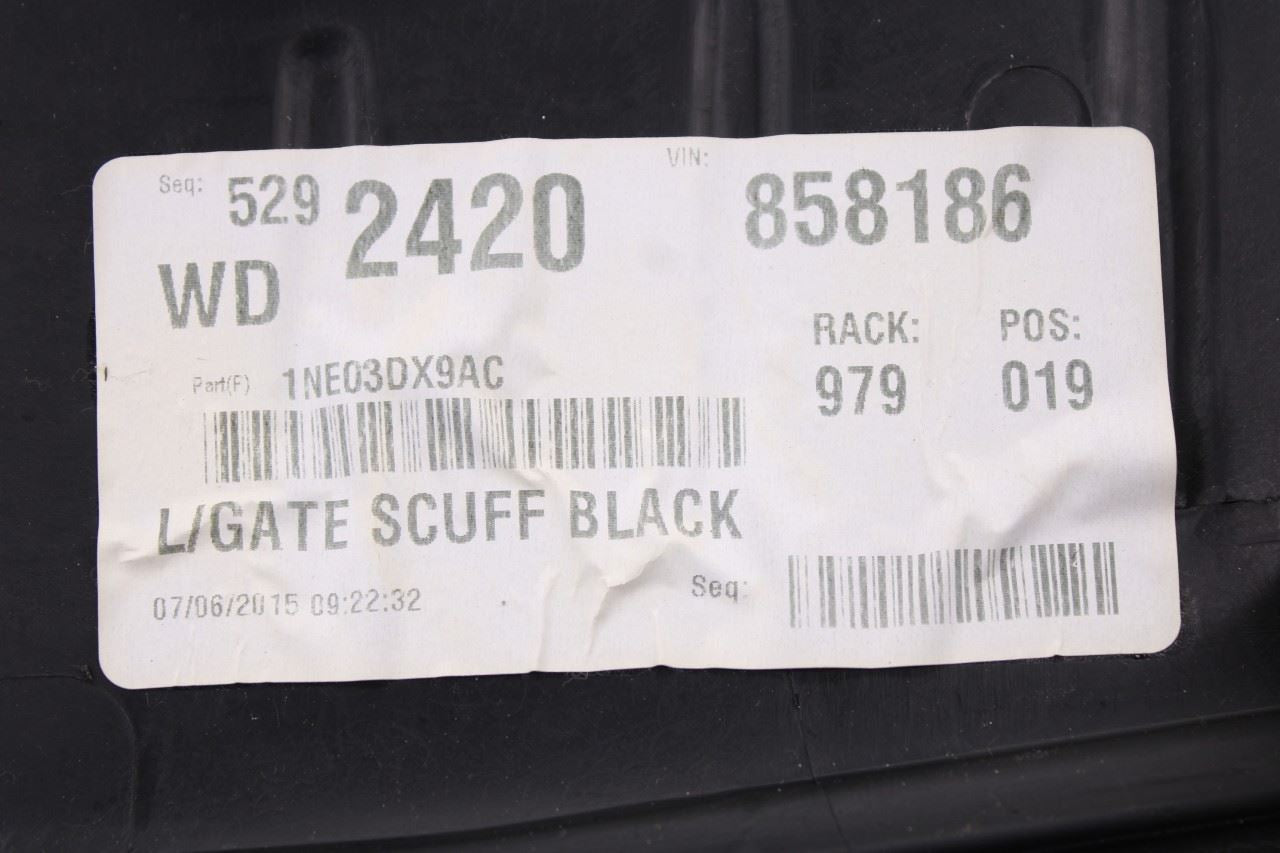 2011-2025 Dodge Durango SXT Rear Trunk Sill Scuff Kick Plate Trim Finish Panel8
