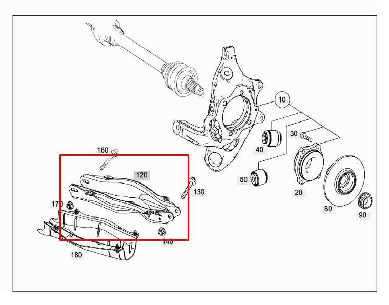 08-23 Mercedes-Benz C300 4Matic AWD Rear Suspension RH Side Control Arm Set of 5 - Alshned Auto Parts