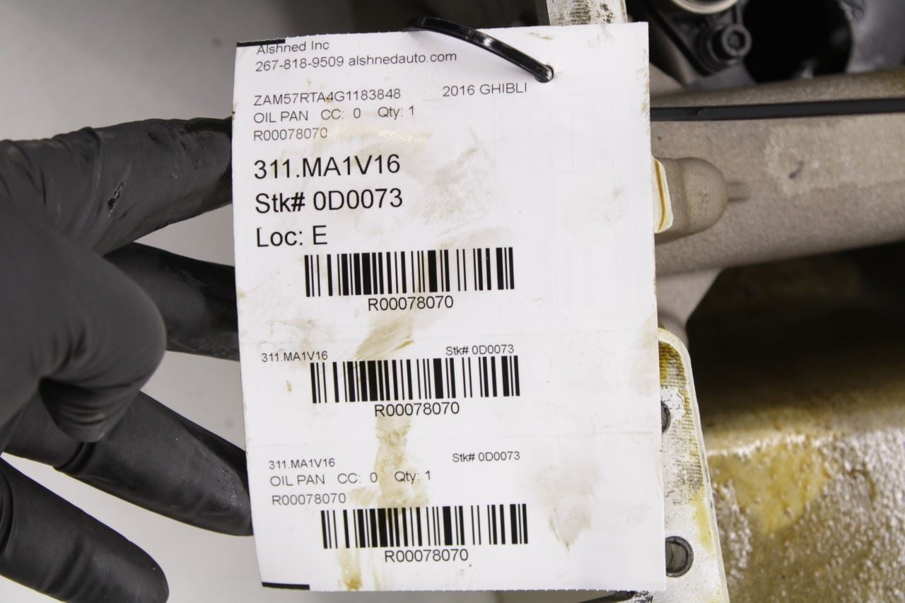 2014-2024 Maserati Ghibli S Q4 3.0L AWD Engine Oil Sump Pan 57K 304401 OEM - Alshned Auto Parts