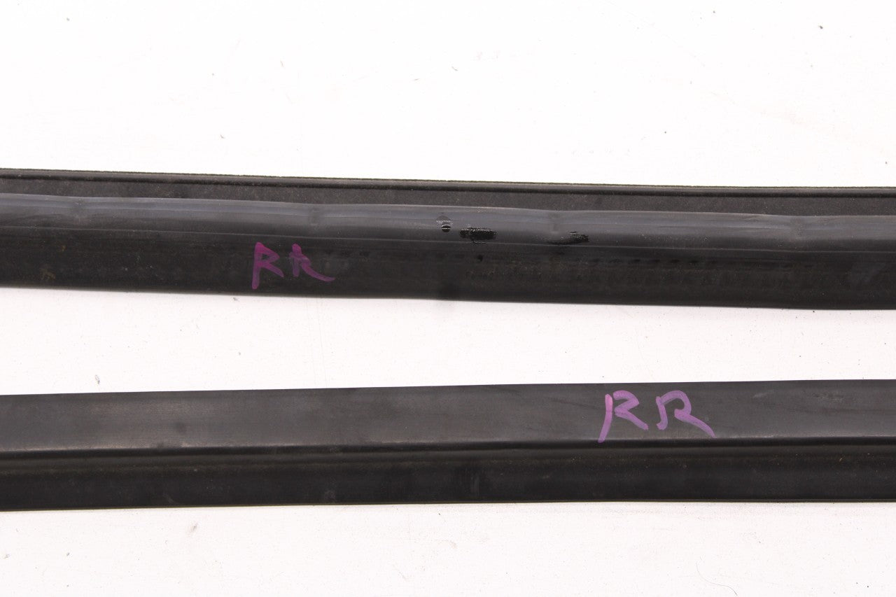 99-16 Ford F-250 Crew Cab Lariat Rear Right Door Run Channel w/ Weatherstrip Set - Alshned Auto Parts