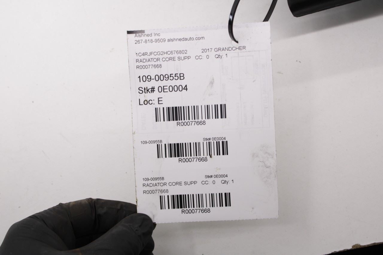 2011-2021 Jeep Grand Cherokee Radiator Core Upper Crossmember Support Bar Brace - Alshned Auto Parts