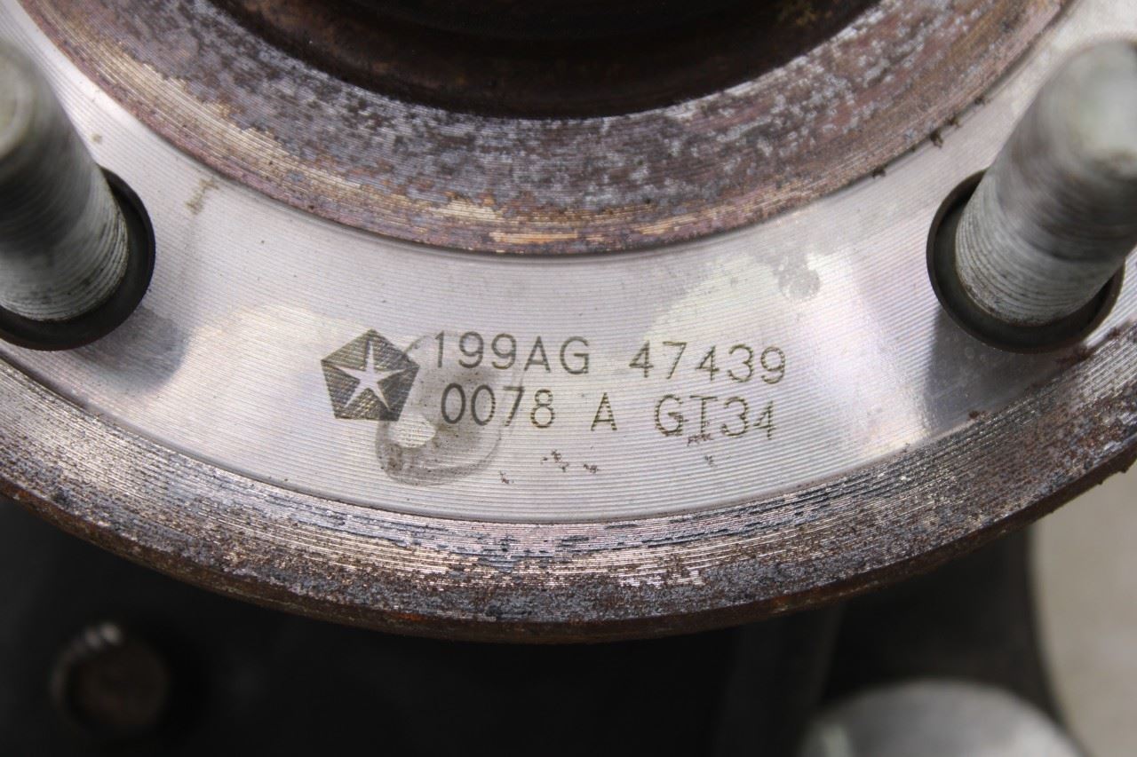 08-20 Dodge Grand Caravan GT FWD Front Suspension Right Side Spindle Knuckle Hub6