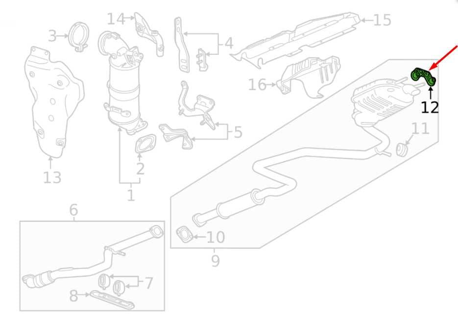 17-19 Buick Lacrosse Premium Rear Exhaust System Muffler Hanger Insulator Set 2 - Alshned Auto Parts