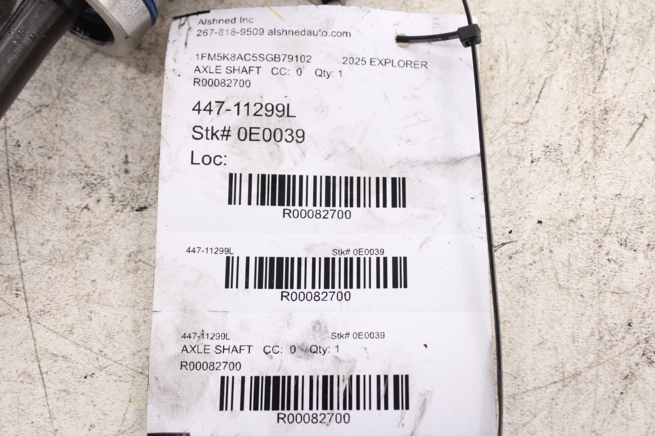20-26 Ford Explorer Interceptor AWD Front LH Side Axle Intermediate Inner Shaft9