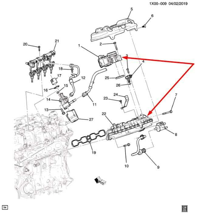 18-22 Chevrolet Equinox GMC Terrain 1.5L Engine Intake Manifold w/ Throttle Body1