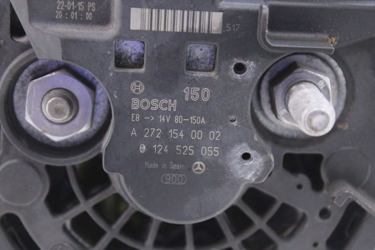 2006-2009 Mercedes-Benz CLK 350 3.5L Alternator Generator 000-906-11-02-83 OEM12