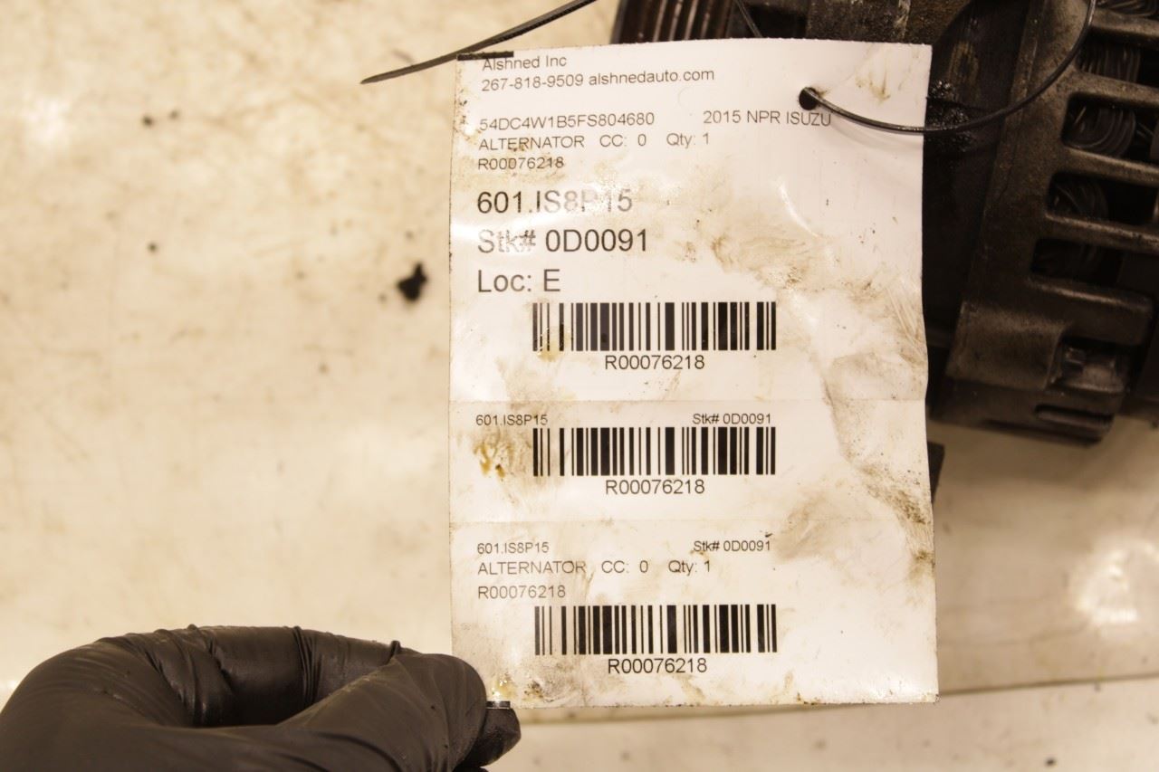 2012-2020 ISUZU NPR HD 6.0L Alternator Generator 8-20881-337-0 OEM - Alshned Auto Parts