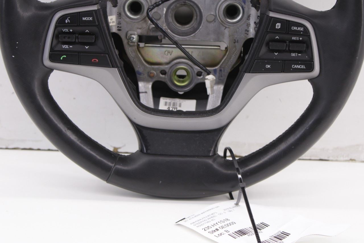 2016-18 Hyundai Elantra Value Edition Steering Wheel Leather w/ Control Buttons - Alshned Auto Parts