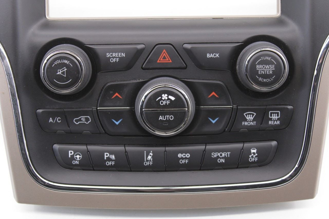 2017 Jeep Grand Cherokee Summit Dash Audio AC Heater Temperature Climate Control - Alshned Auto Parts