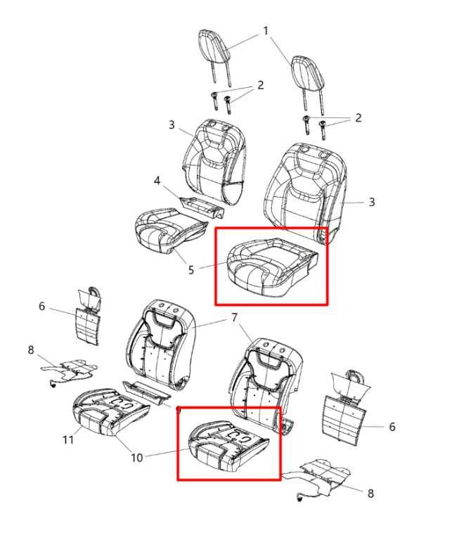 2016-17 Jeep Cherokee 75th Anniversary Front Driver Left Side Seat Lower Cushion - Alshned Auto Parts