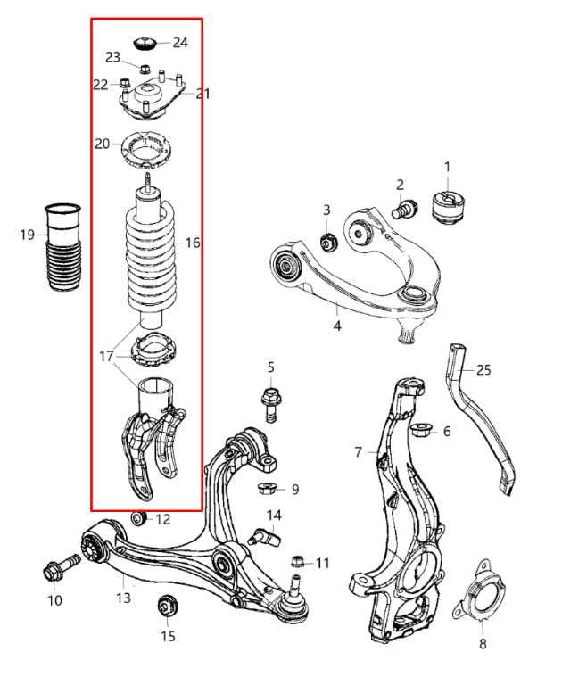 16-21 Jeep Grand Cherokee Limited 3.6L 4x4 Front Left Side Shock Strut Absorber - Alshned Auto Parts