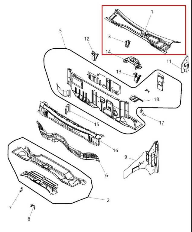 2008-2020 Dodge Grand Caravan GT Front Windshield Cowl Vent Grille Panel *ReaD*1
