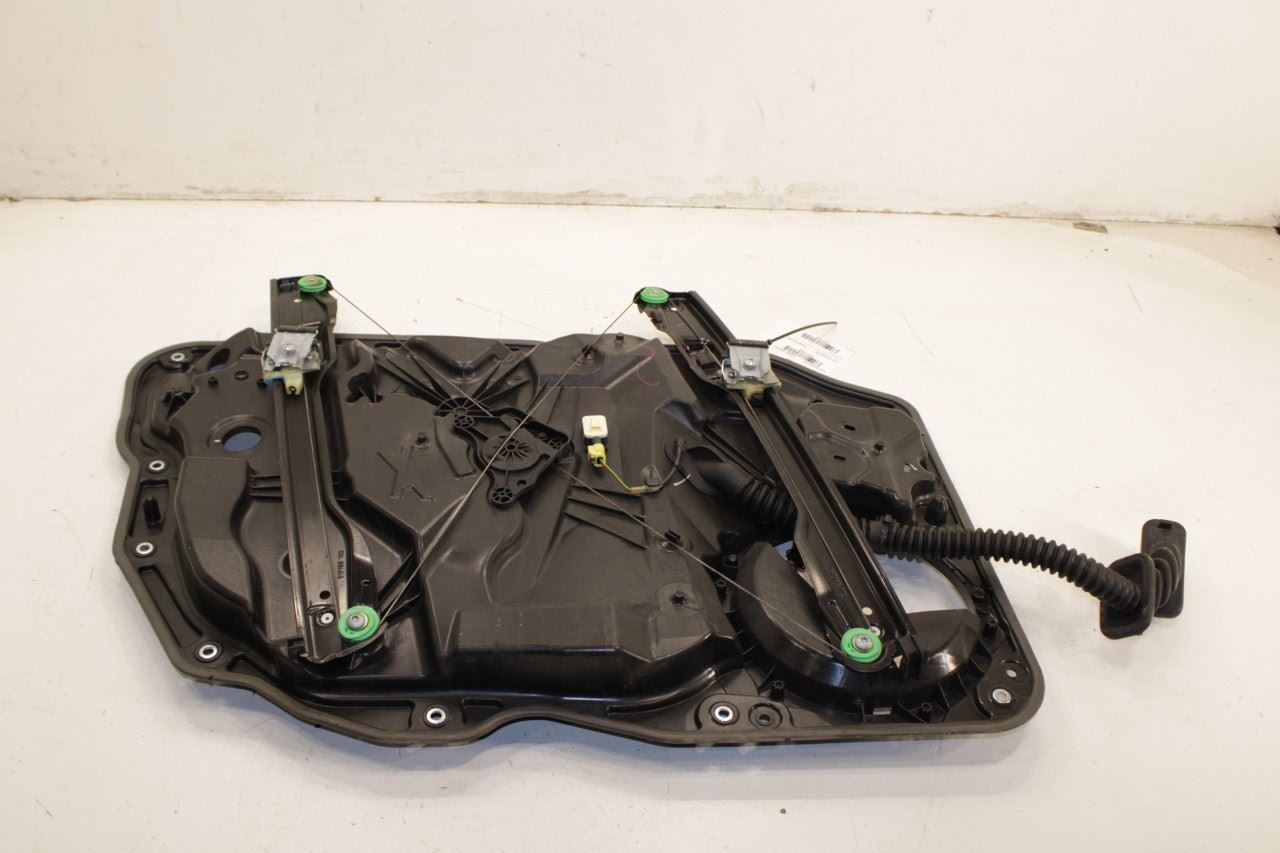 11-18 Porsche Cayenne Platinum Front Right Door Window Regulator w Carrier Plate - Alshned Auto Parts