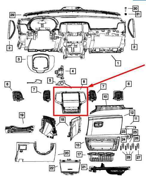 2011-2013 Jeep Grand Cherokee Dash Center Radio Trim Bezel 1TN981X9AA OEM - Alshned Auto Parts