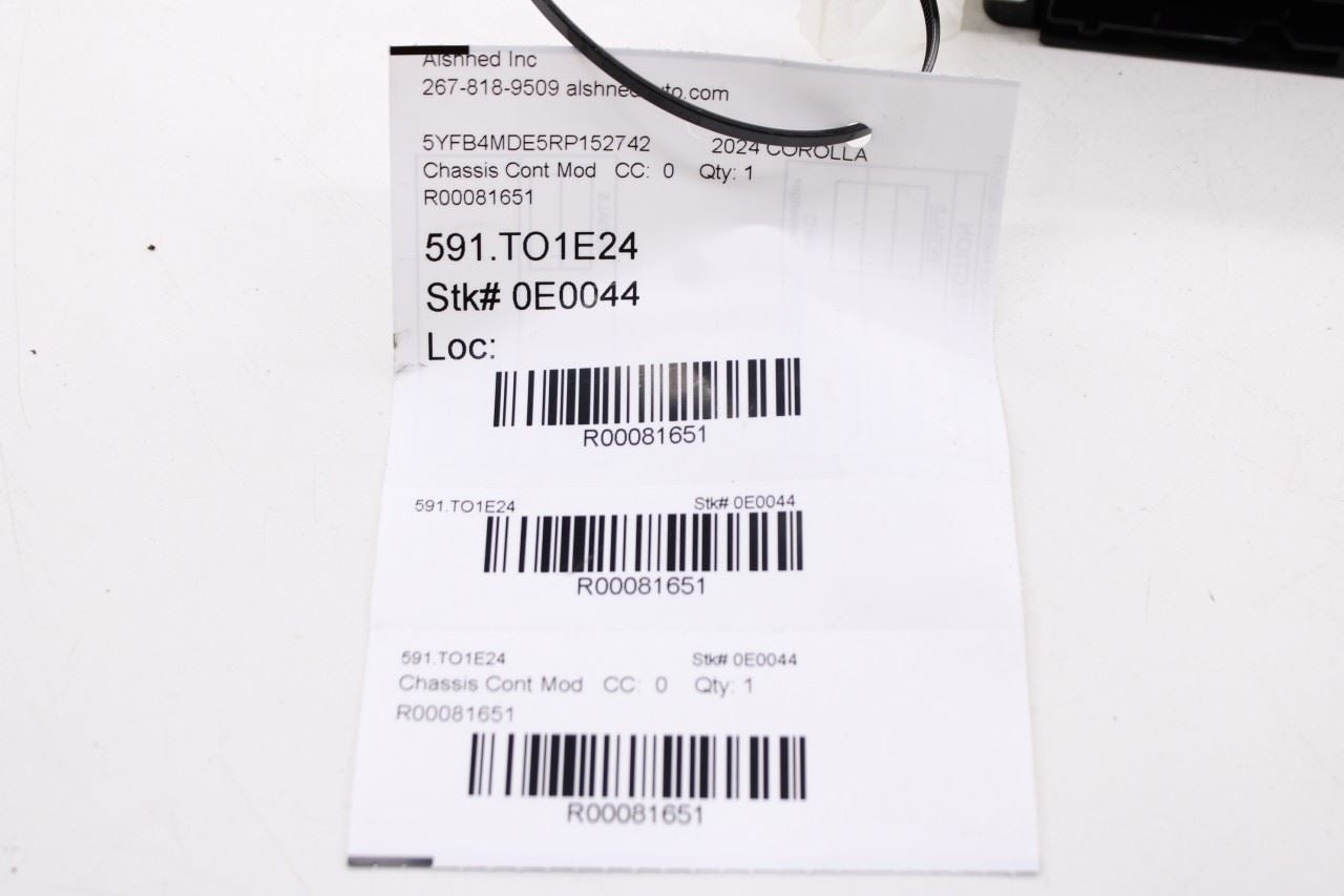 2022-2024 Toyota Corolla LE Multiplex Network Body Control Module 89221-12M00 12