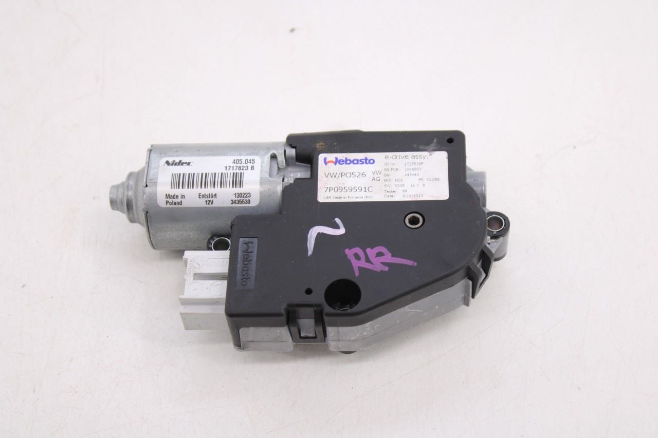 2011-18 Porsche Cayenne S Front and Rear Roof Power Sliding Glass Motor Set of 23
