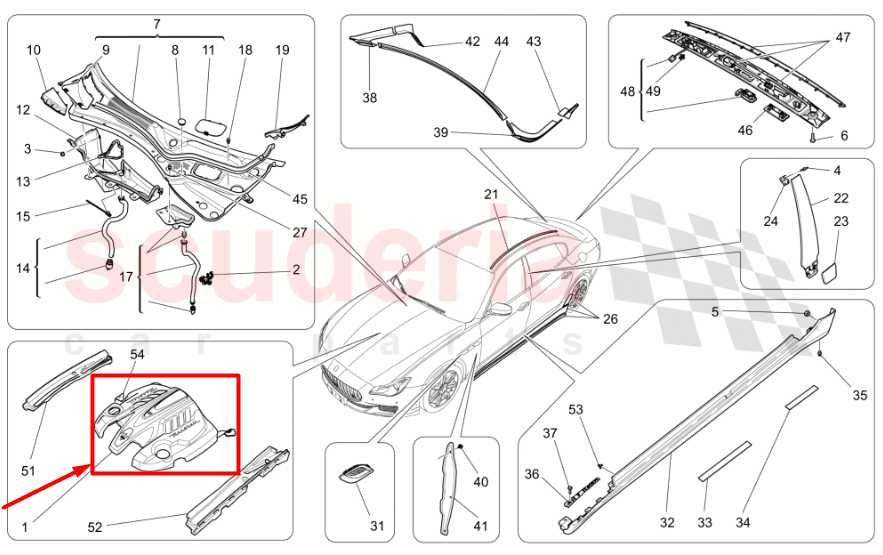 2014-2016 Maserati Ghibli S Q4 3.0L Engine Appearance Motor Cover 670003410 OEM - Alshned Auto Parts