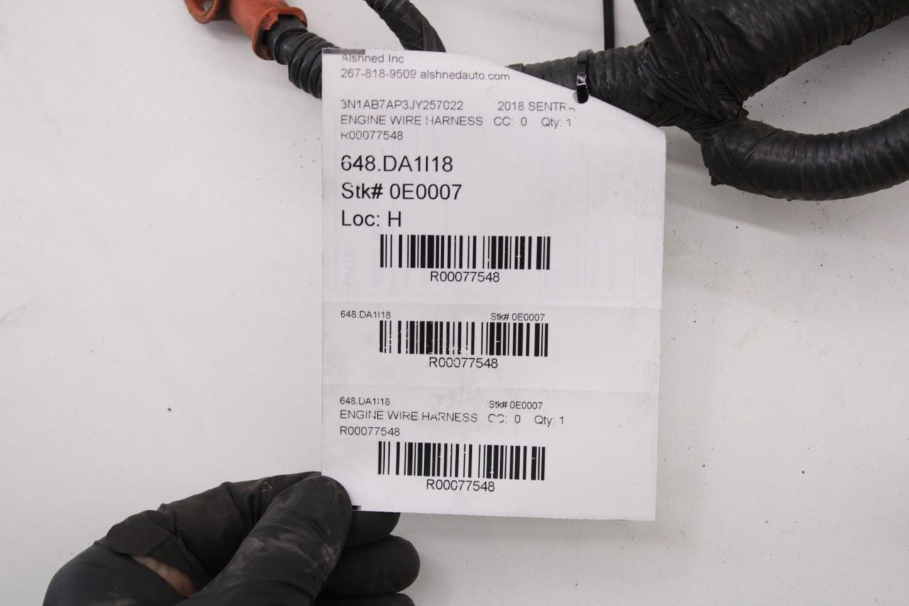 2018-2019 Nissan Sentra SL 1.8L AT Engine Wiring Harness 24011-5UD2A OEM - Alshned Auto Parts