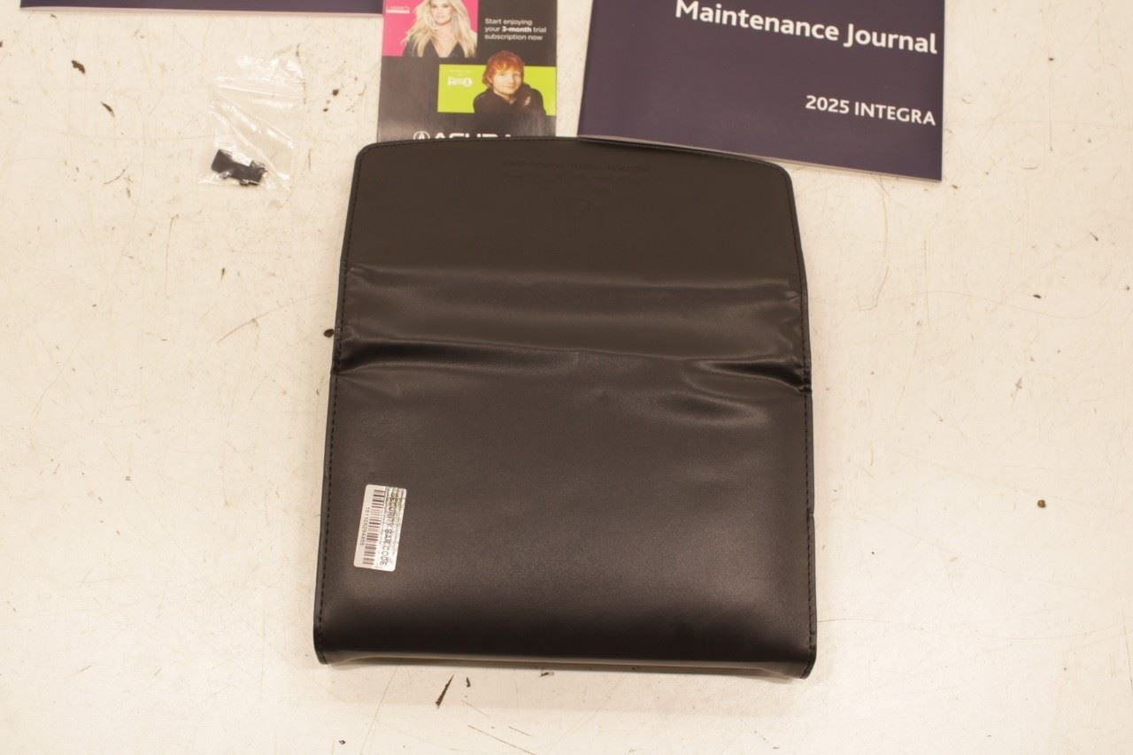 2025 Acura Integra A-Spec Owners Manual Set with Case R75103 - Alshned Auto Parts