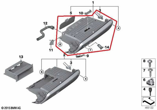 2013-21 Mini Hardtop Cooper Dash Glove Box Door Storage Compartment Lid 9262362 - Alshned Auto Parts