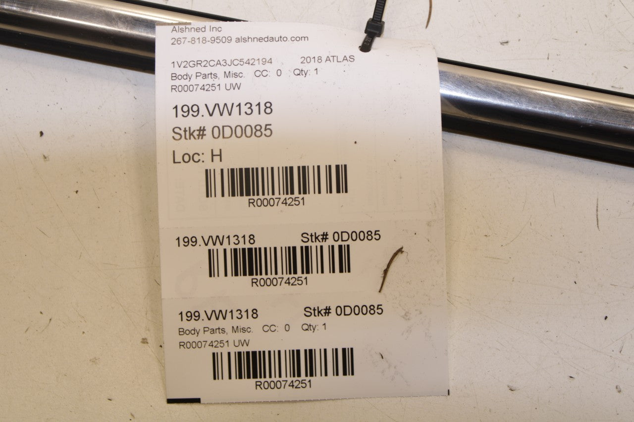 2018-2025 Volkswagen Atlas S Rear Right Door Belt Outer Molding 3CN8394762MG OEM - Alshned Auto Parts