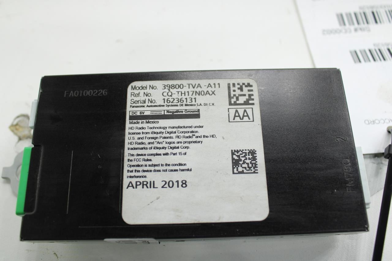 2018-2020 Honda Accord Radio Tuner Antenna Control Module 39800-TVA-A11 OEM - Alshned Auto Parts