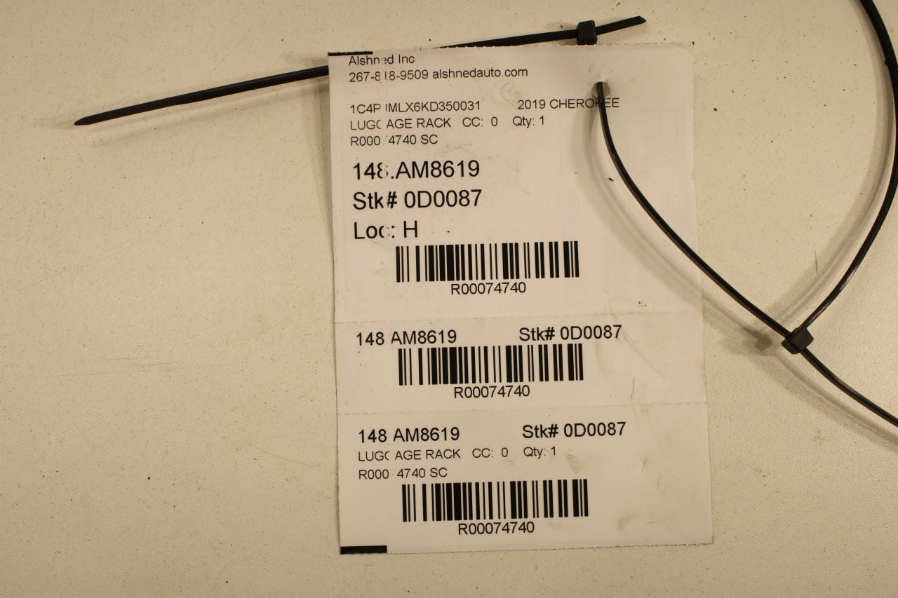 14-22 Jeep Cherokee Latitude LH and RH Roof Luggage Rack Rail 68102996AD *ReaD* - Alshned Auto Parts